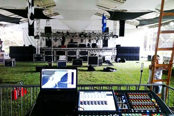 sonorização de shows